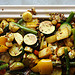 herb & spice roasted vegetables with red wine & mushroom gravy